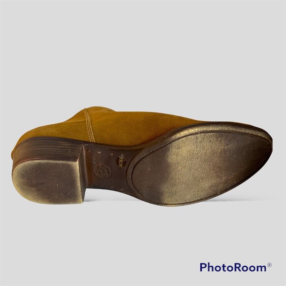 Lucky Brand Women's Lk-Bremma Brown Suede Back Zipper Ankle Boots Size 9 M/ 39 - Picture 8 of 10